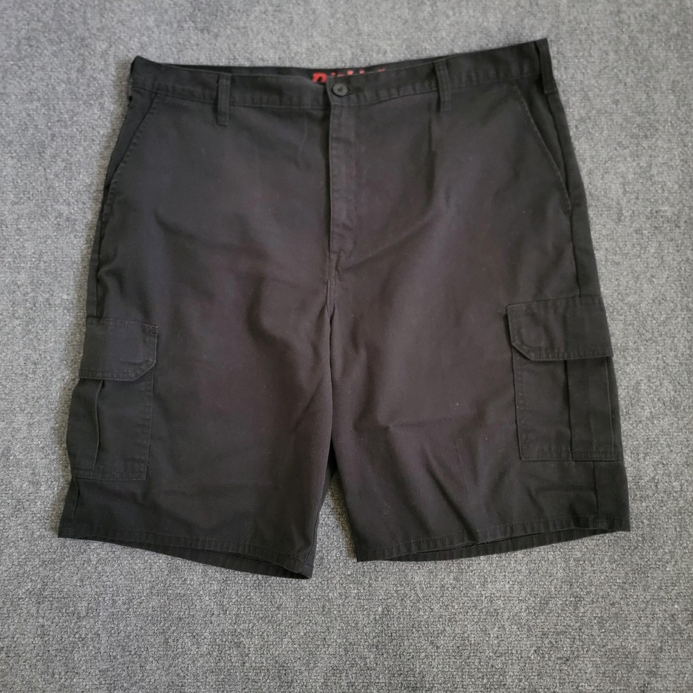 Dickies Cargo Shorts Mens 40 Black Flexible Durable‎ Workwear Utility Pockets